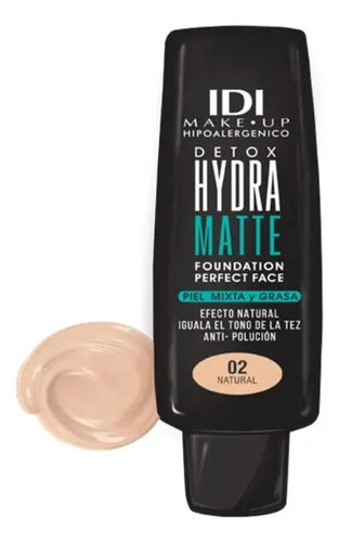 Base De Maquillaje Hydra Matte Detox Piel Mixta Y Grasa Idi
