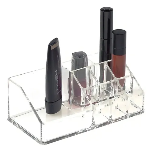 Organizador Acrílico Transparente Eleven Maquillaje 9 Compartimentos