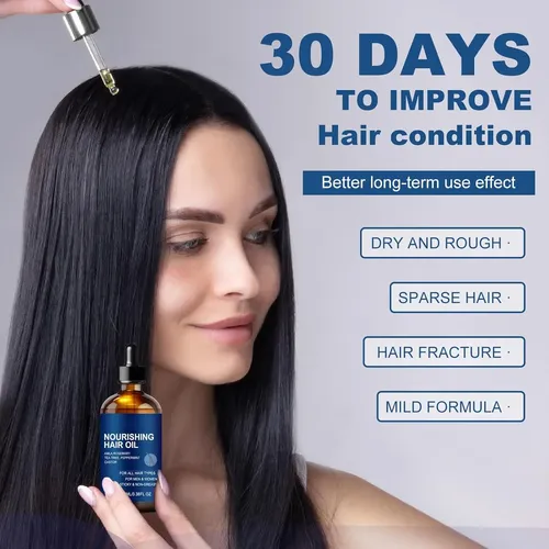 Aceite Capilar Nutritivo De 100 Ml Para El Crecimiento Y La
