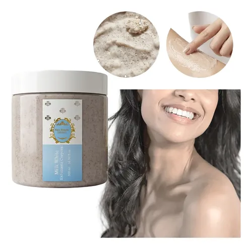 Crema Exfoliante Cuidado Corporal Leche 500ml Suave Luminosa