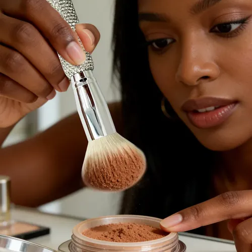 Nueva Herramienta De Maquillaje Con Brocha En Polvo Suelta A