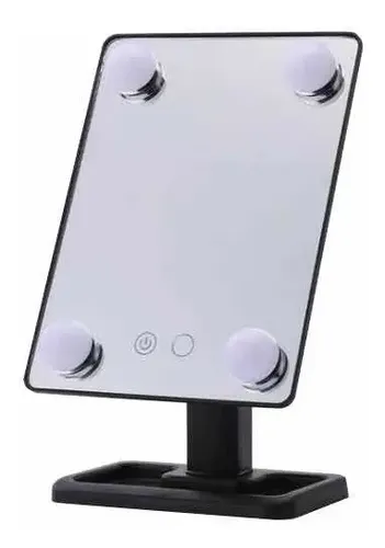 Espejo Con Luz Led 2 En 1 Cable Usb/a Pila Para Maquillaje