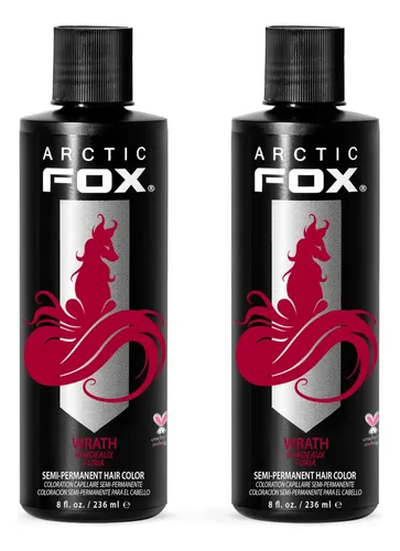 Tinte Para El Cabello Arctic Fox Wrath Semipermanente Vegano