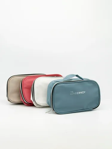 Neceser Para Maquillaje Y Accesorios De Viaje Eco Cuero Love