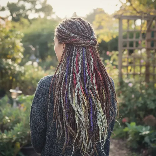 Dreadlocks Por Unidad Trenzas Boho Moda Verano 25 Tendencia
