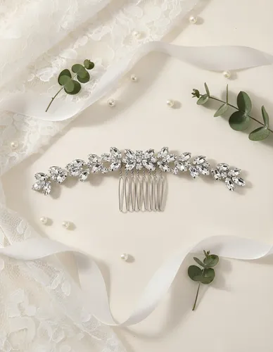 … Arreglo De Corona Nupcial, Peineta For El Pelo, Adorno..