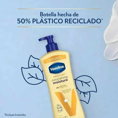 Crema Corporal Vaseline Avena Locion Hidratante Intensive Care 600g Fragancia Nourishing moisture