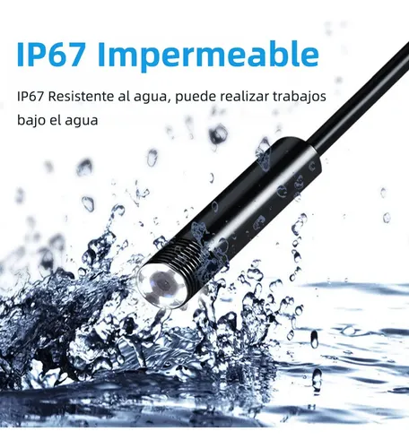Cámara Endoscopio Sivrock 5m Boroscopio Para Celular LED Sumergible
