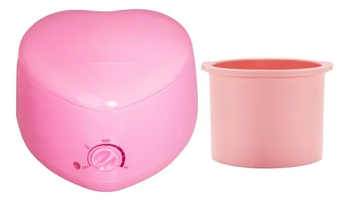 Mini Depiladora Caliente Rosa Con Tapón Europeo, 200 Ml, Dep