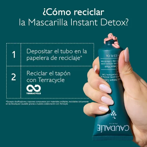 Caudalie Mascarilla Desintoxicante Instantánea, Mascarilla D