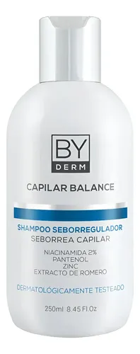 By Derm Shampoo Seborregulador Capilar Balance 250 Ml