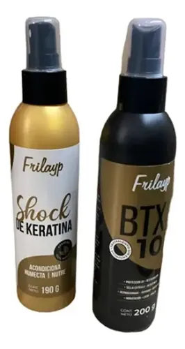 Spray Frilayp Btx Extreme 10 X200g + Shock De Keratina X190