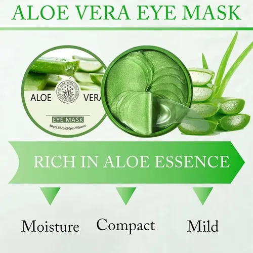 Mascarillas Para Los Ojos Con Aloe Vera – 60 Unidades