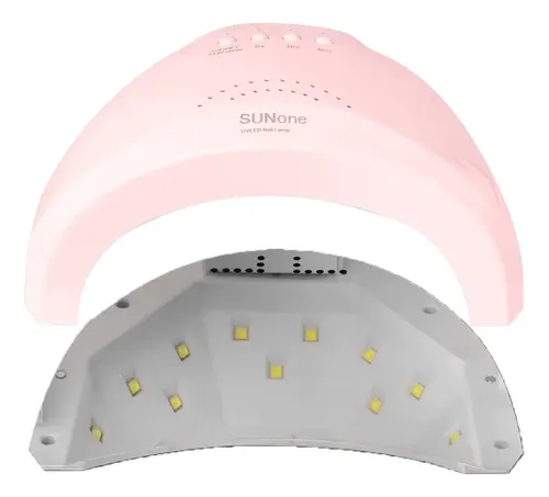 Cabina Uv Led Sun One 48w Koryn Profesional Para Uñas Gel Rosa
