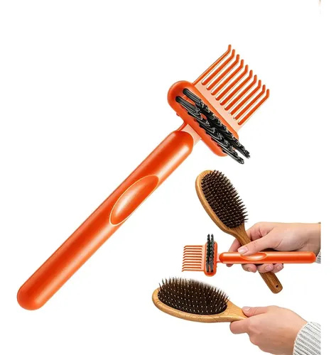 X13| Limpiador De Cepillos For El Cabello 2 En 1, Cepillo