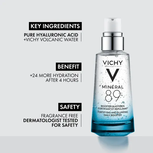 Sérum De Ácido Hialurónico Vichy Mineral 89 Booster 50 Ml