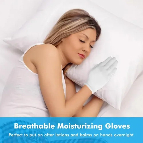 Guantes Blancos De Algodón Para Manos Secas Y Eczema