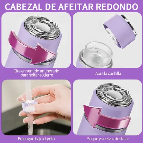 Y Depiladora De Bikini For Mujer Electrica Doble Cabeza
