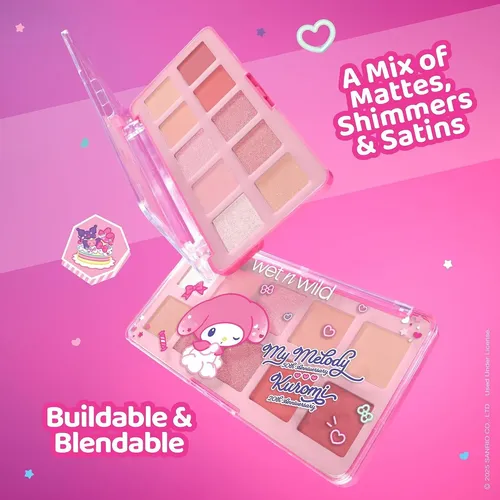Paleta De Ojos Y Cara My Melody Kuromi Cozy Cuteness