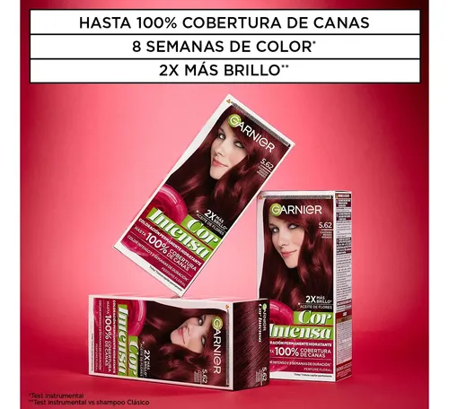 Kit Tintura Permanente Cor Intensa Tono 5.62 Garnier
