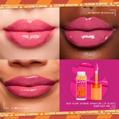 Brillo Labial Voluminizador NYX Professional Makeup DUCK PLUMP en Tono Bubblegum Bae