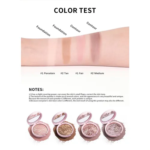 Polvo Compacto Corrector Claro – Acabado Natural