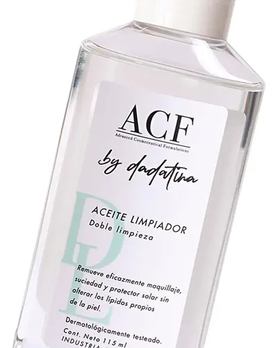 Acf Dadatina Aceite Limpiador Desmaquillante Vegano X 115ml
