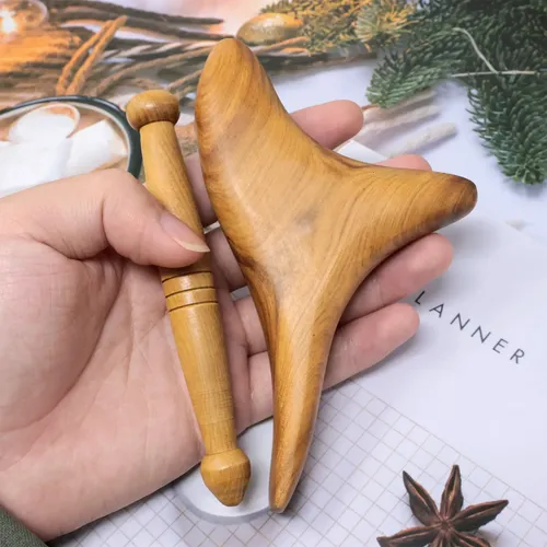 2026f2 Herramientas De Reflexología Madera Para Masaje Facia