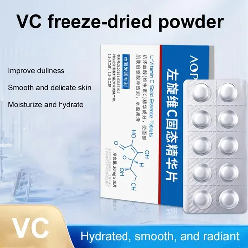 20 Mg*10 Comprimidos C Solid Essence Aclaran La Piel Y Reduc
