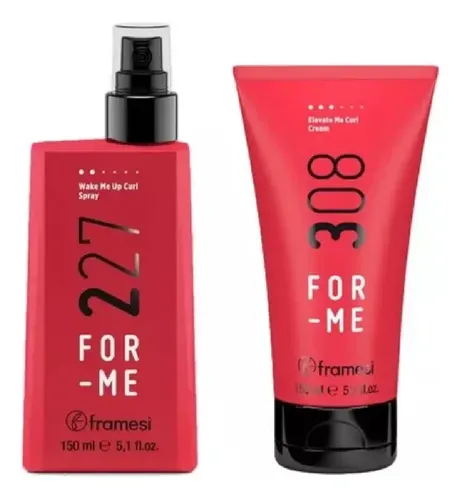Kit Framesi Rulos Perfectos Crema De Peinar 308 Spray 227