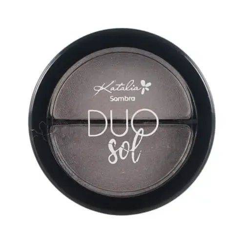 Sombra De Ojos Compacta Duo Sol Katalia Color 09- Grises