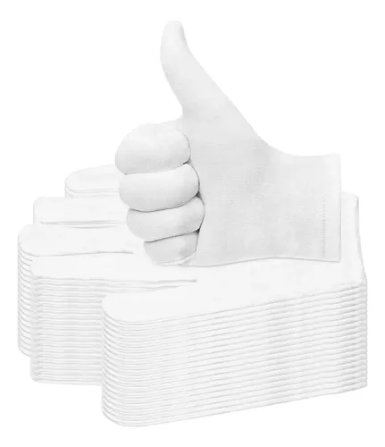 Guantes Algodón Blancos Medianos Para Manos Secas Eccema