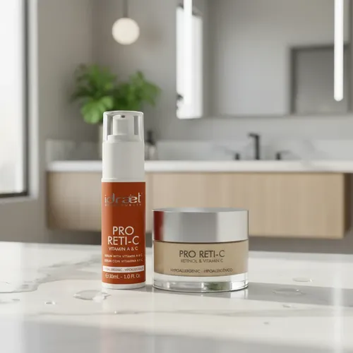 Crema Y Serum Retinol Vitamina C Antiedad Hidratante Idraet
