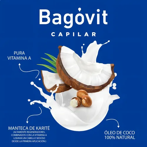 Bagovit Shampoo Nutricion Profunda Cabello Seco X350