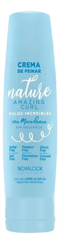 Crema De Peinar Novalook Macadamia Nature Rulos 160ml