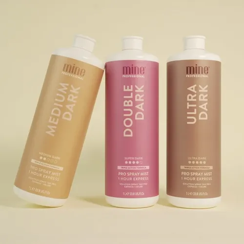 Solución Bronceadora En Aerosol Minetan Ultra Dark, Vegana,