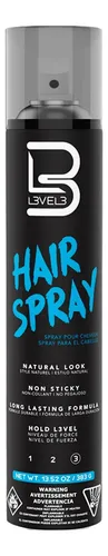 Level 3 Hair Spray Natural Look Fijacion Fuerte Pelo 6c