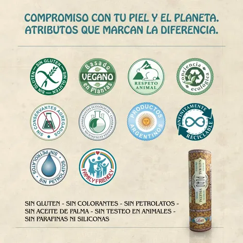 Protector Labial Vegano Vainilla Y Canela Para Labios Secos