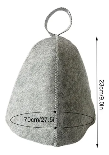` Gorro De Lana For Sauna Anti Calor Color Sólido U