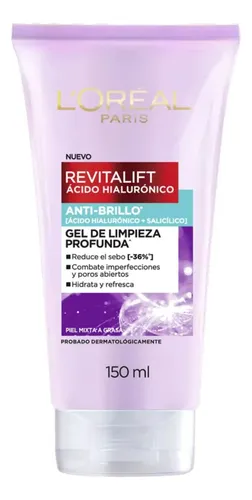 Gel Limpieza L´oréal Paris Revitalift Hialurónico X 150ml