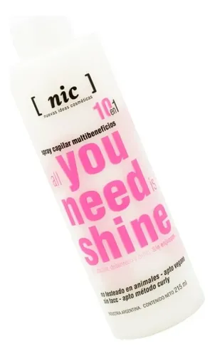 Nic All You Need Is Shine Acondicionador 10 En 1 Brillo Pelo