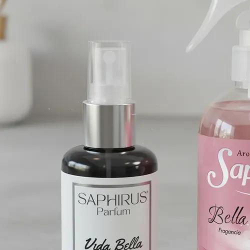 Combo Perfume Mini Milano Y Textil Saphirus Mujer Bella