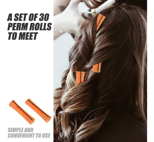Pack 30 Varillas De Plástico Para Rizar Cabello