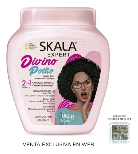 Máscara Capilar Vegana Divino Potao X1kg Skala Original