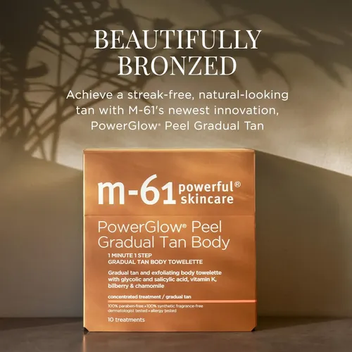 Toallita Corporal Autobronceadora Gradual M-61 Powerglow Pee