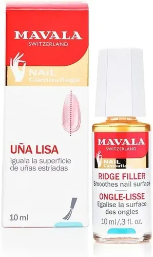 Mavala Uña Lisa, Alisa E Iguala Superficie De Uñas Estriadas Color Transparente