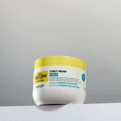 Alfaparf Yellow Curls Curly Mask 500ml Hidratación Intensa