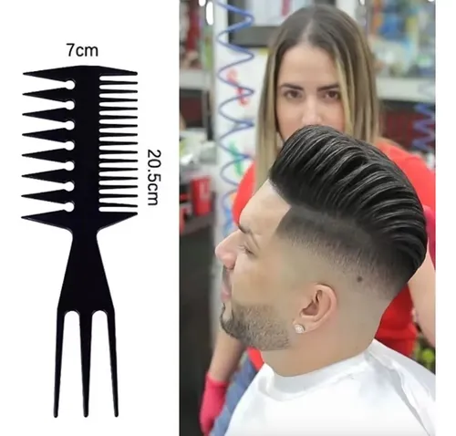 Set 2 Peines Texturizadores Para Volumen De Barbero Comb