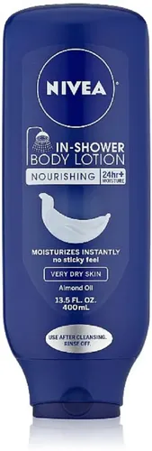Paquete De 4 Loción Corporal De Ducha Nivea Nutritiva 13.5