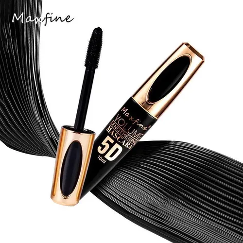 Set De Rímel Makeup Maxfine 5d Impermeable, Resistente Al Su